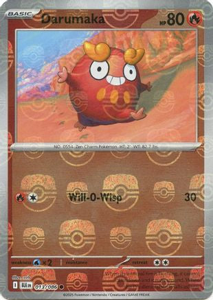 Darumaka (Master Ball Pattern) (013) [SV Black Bolt] Holofoil - Common