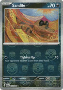 Sandile (Master Ball Pattern) (057) [SV Black Bolt] Holofoil - Common