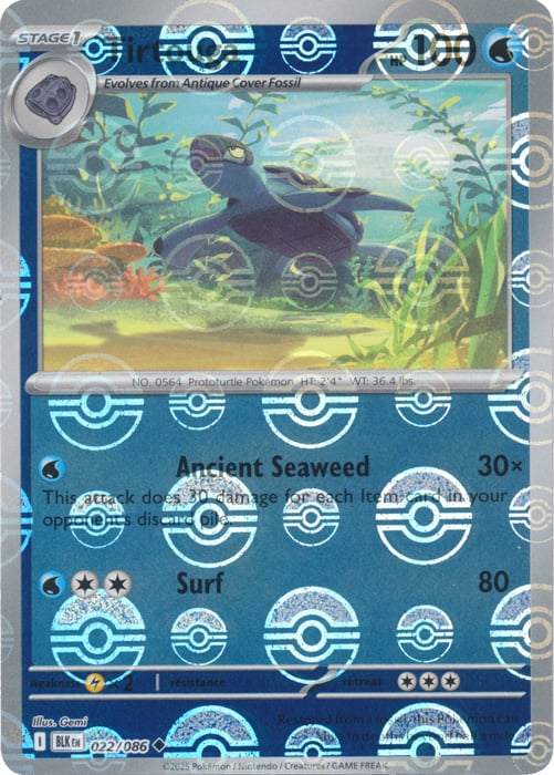 Tirtouga (Poke Ball Pattern)