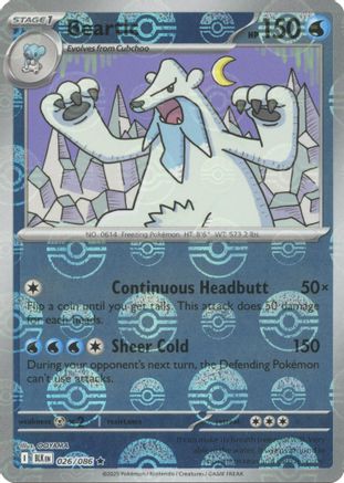 Beartic (Poke Ball Pattern) (026) [SV Black Bolt] Holofoil - Rare