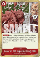 Color of the Supreme King Haki (OP12-018) - Legacy of the Master Foil