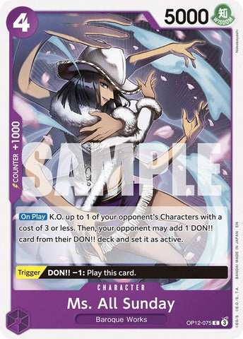 Ms. All Sunday [OP12 - OP12-075]
