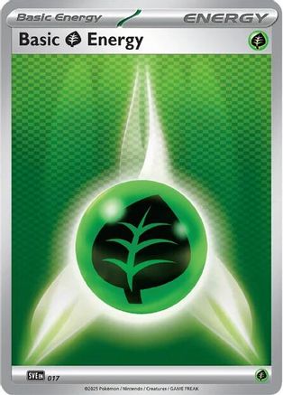Basic Grass Energy (017) [SVE Scarlet & Violet Energies] - Common