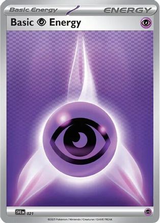 Basic Psychic Energy (021) [SVE Scarlet & Violet Energies] - Common