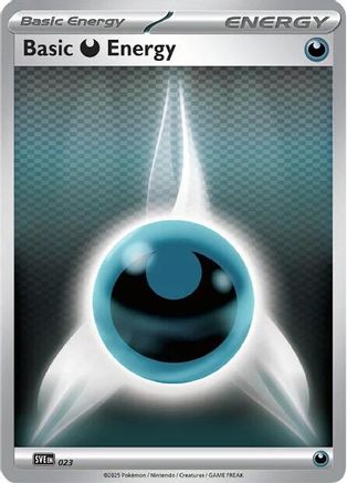 Basic Darkness Energy (023) [SVE Scarlet & Violet Energies] - Common