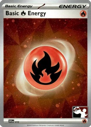 Basic Fire Energy (Cosmos Holo) (010) [Prize Pack Series Cards] Holofoil - Common