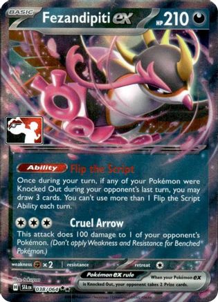 Fezandipiti ex (Series 7) (038/064) [Prize Pack Series Cards] Holofoil - Double Rare