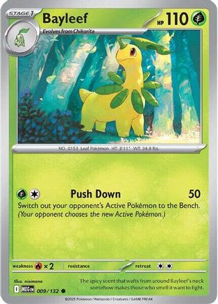 Bayleef (009) [ME01 Mega Evolution] Reverse Holofoil - Common