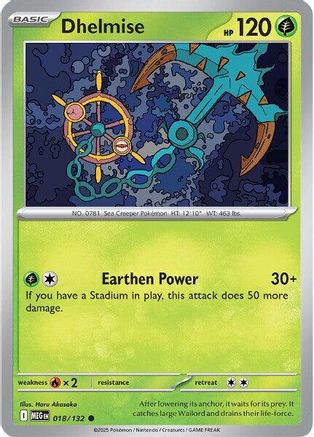 Dhelmise (018) [ME01 Mega Evolution] - Common