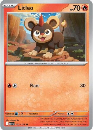 Litleo (023/132) [ME01 Mega Evolution] - Common