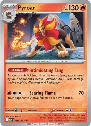 Pyroar (024) [ME01 Mega Evolution] - Uncommon