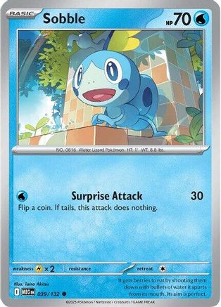 Sobble (039) [ME01 Mega Evolution] Reverse Holofoil - Common