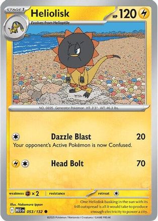 Heliolisk (053) [ME01 Mega Evolution] Reverse Holofoil - Common