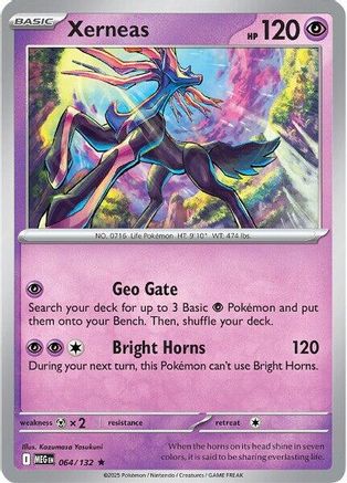 Xerneas (064) [ME01 Mega Evolution] Holofoil - Rare