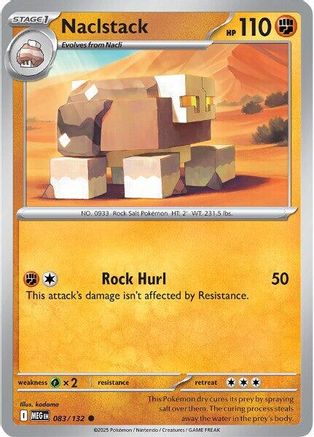 Naclstack (083) [ME01 Mega Evolution] Reverse Holofoil - Common