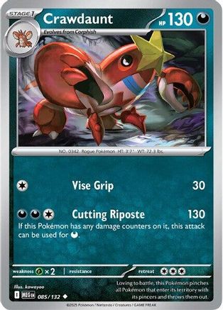Crawdaunt (085) [ME01 Mega Evolution] - Uncommon