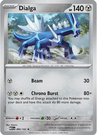 Dialga (095) [ME01 Mega Evolution] Holofoil - Rare