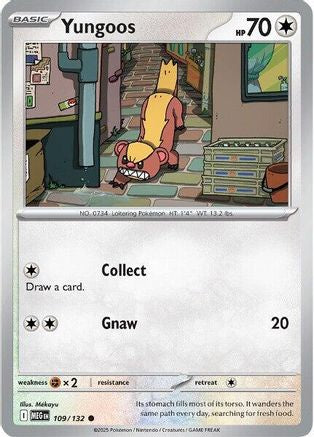 Yungoos (109) [ME01 Mega Evolution] Reverse Holofoil - Common