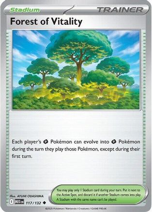 Forest of Vitality (117) [ME01 Mega Evolution] Reverse Holofoil - Uncommon