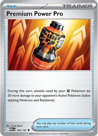 Premium Power Pro (124/132) [ME01 Mega Evolution] Reverse Holofoil - Uncommon