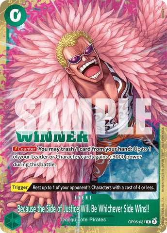 Because the Side of Justice Will Be Whichever Side Wins!! (Winner Pack 2025 Vol. 4)