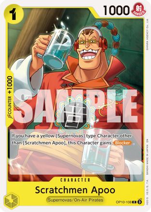 Scratchmen Apoo - OP10-108 (Reprint) (OP10-108) - Premium Booster -The Best- Vol. 2