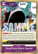 Slow-Slow Beam Sword (Pirate Foil) (OP07-076) - Premium Booster -The Best- Vol. 2 Foil