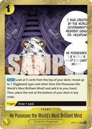 He Possesses the World's Most Brilliant Mind (Pirate Foil) (OP07-114) - Premium Booster -The Best- Vol. 2 Foil