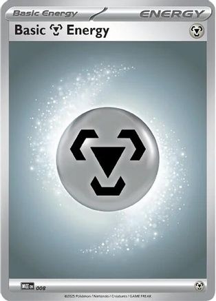 Basic Metal Energy (008) [MEE Mega Evolution Energies] Reverse Holofoil - Common