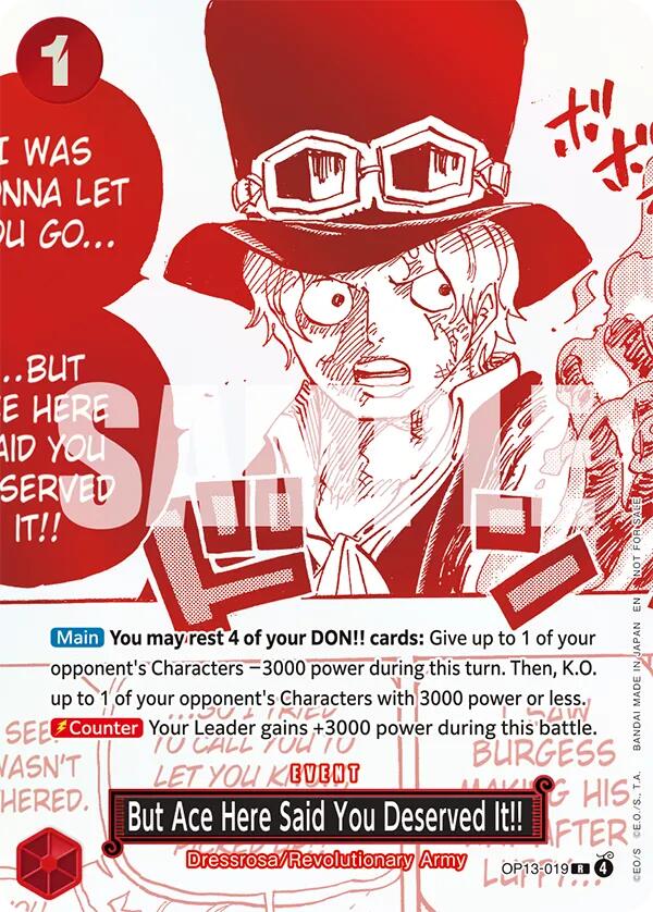 But Ace Here Said You Deserved It!! (3rd Anniversary Treasure Campaign Pack)