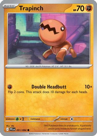 Trapinch (051) [ME02 Phantasmal Flames] Reverse Holofoil - Common
