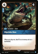 Riptide Rex (092/298) - Riftbound Organized Play Promotional Cards Foil