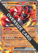 Incineroar ex (034/162) [Jumbo Cards] Holofoil - Double Rare