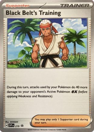 Black Belt's Training (219) [SV Scarlet & Violet Promo Cards] - Promo