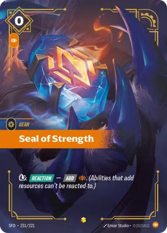 Seal of Strength (Overnumbered)