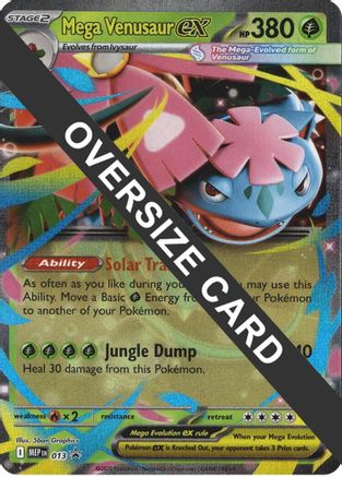 Mega Venusaur ex (013) [Jumbo Cards] Holofoil - Promo