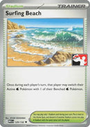 Surfing Beach (129/132) [Prize Pack Series Cards] - Uncommon