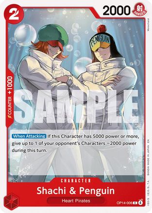 Shachi & Penguin (OP14-006) - The Azure Sea's Seven