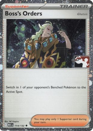 Boss's Orders [Ghetsis] (Cosmos Holo) (114/132) [Prize Pack Series Cards] Holofoil - Uncommon