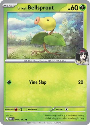Erika's Bellsprout (004) [ME Ascended Heroes] Reverse Holofoil - Common