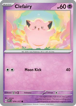 Clefairy (074) [ME Ascended Heroes] Reverse Holofoil - Common