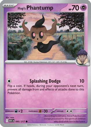 Hop's Phantump (095) [ME Ascended Heroes] Reverse Holofoil - Common
