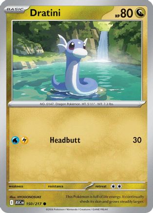 Dratini (150) [ME Ascended Heroes] Reverse Holofoil - Common