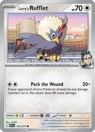 Larry's Rufflet (173) [ME Ascended Heroes] Reverse Holofoil - Common
