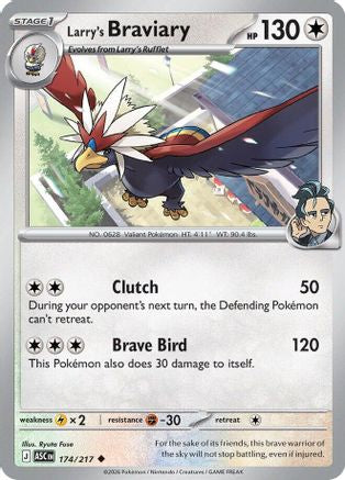 Larry's Braviary (174) [ME Ascended Heroes] Reverse Holofoil - Uncommon