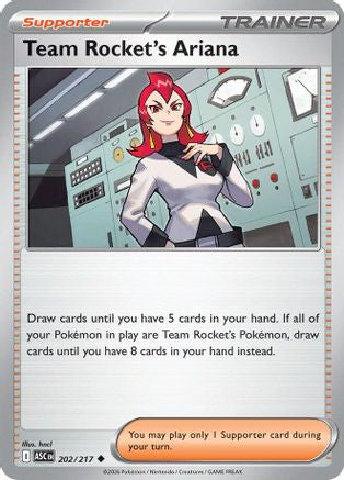 Team Rocket's Ariana (202) [ME Ascended Heroes] Reverse Holofoil - Uncommon