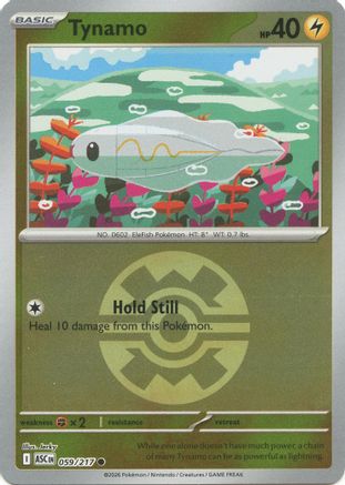 Tynamo (Quick Ball) (059) [ME Ascended Heroes] Reverse Holofoil - Common