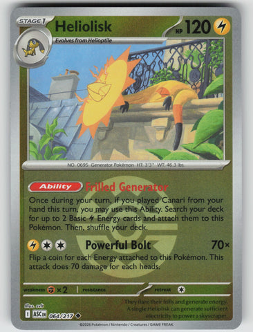 Heliolisk - 064/217 (Quick Ball)