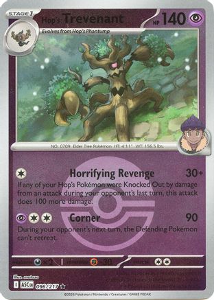 Hop's Trevenant (Poke Ball) (096/217) [ME Ascended Heroes] Reverse Holofoil - Rare