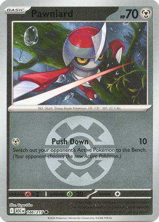 Pawniard (Quick Ball) (146) [ME Ascended Heroes] Reverse Holofoil - Common